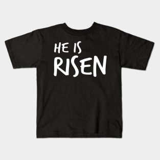 He Is Risen Cool Inspirational Easter Christian Kids T-Shirt